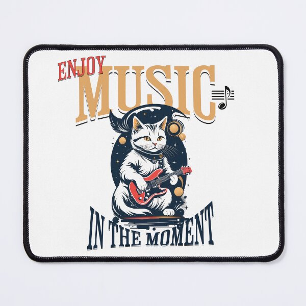 Item preview, Cat Sounds: Cats and Guitars in Vintage Style Digital Art designed and sold by Artedig.