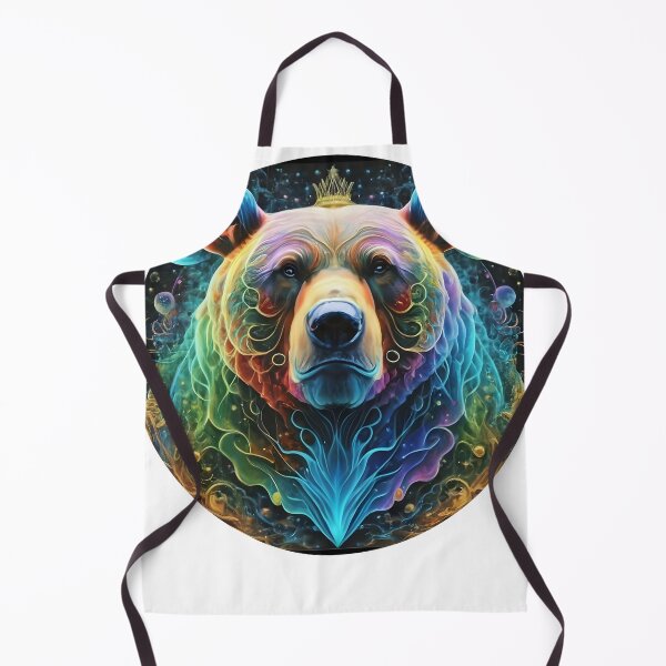 Aperçu de l'œuvre Bear Fluid Art créée et vendue par Zibis09.