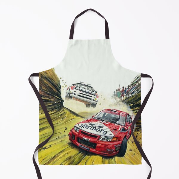 Item preview, Mitsubishi Lancer Evolution vs Toyota Celica – JDM Rally Legends Art Print designed and sold by Road To Track.