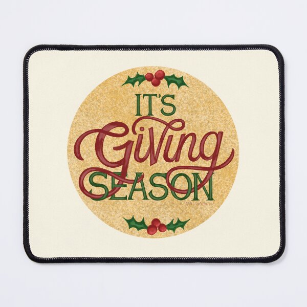 Item preview, Its Giving Season Tiktok Quote Funny Meme Internet Joke Christmas LGBTQIA+ LGBT  designed and sold by Amber  Liu.