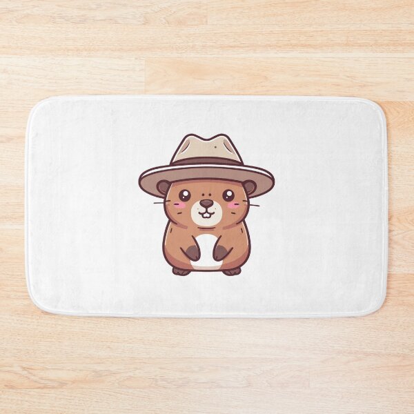 Item preview, Cool Capybara in Hat designed and sold by ArtfulWeave.