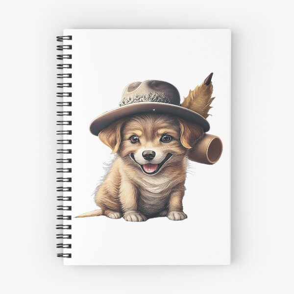 Item preview, A cute, smiling dog wearing a hat designed and sold by MagelliShop.