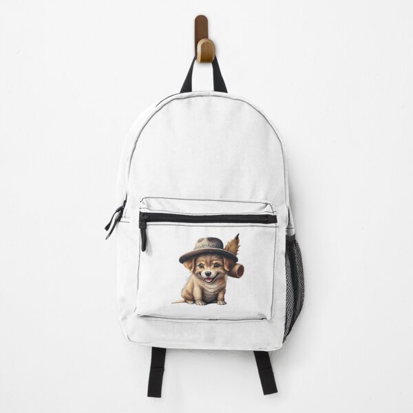 Item preview, A cute, smiling dog wearing a hat designed and sold by MagelliShop.