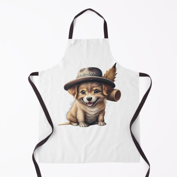 Item preview, A cute, smiling dog wearing a hat designed and sold by MagelliShop.