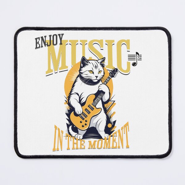 Item preview, Melodic Cats in Digital: Retro Art with Guitars designed and sold by Artedig.