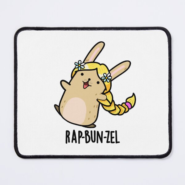Item preview, Rap-bun-zel Funny Bunny Pun  designed and sold by punnybone.