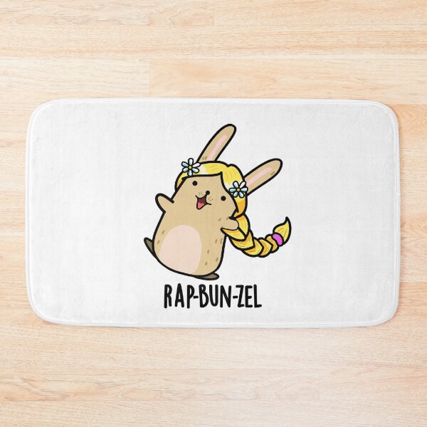 Item preview, Rap-bun-zel Funny Bunny Pun  designed and sold by punnybone.