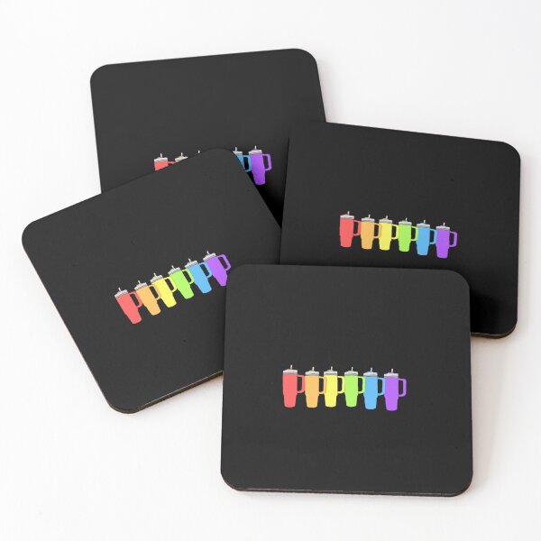 Item preview, Copy of Water Cup Sticker Rainbow Set Aesthetic designed and sold by ConConLeona.