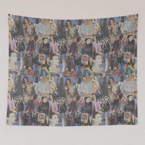 Item preview, woman magazine collage graphic tee designed and sold by printsbyh.