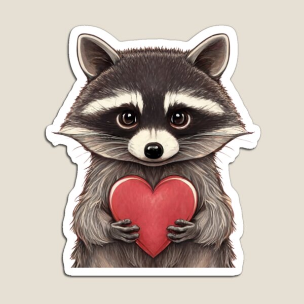 Item preview, Raccoon Valentine designed and sold by PulseGraph.