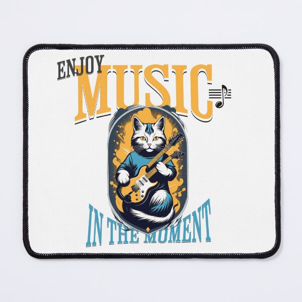 Item preview, Retro Cat Art: Cats with Guitar in Digital Exclusive designed and sold by Artedig.
