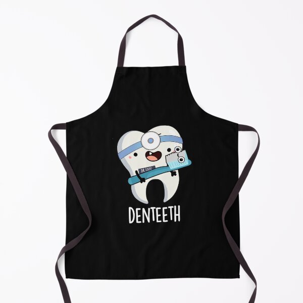 Item preview, Denteeth Funny Teeth Pun (Dark BG) designed and sold by punnybone.