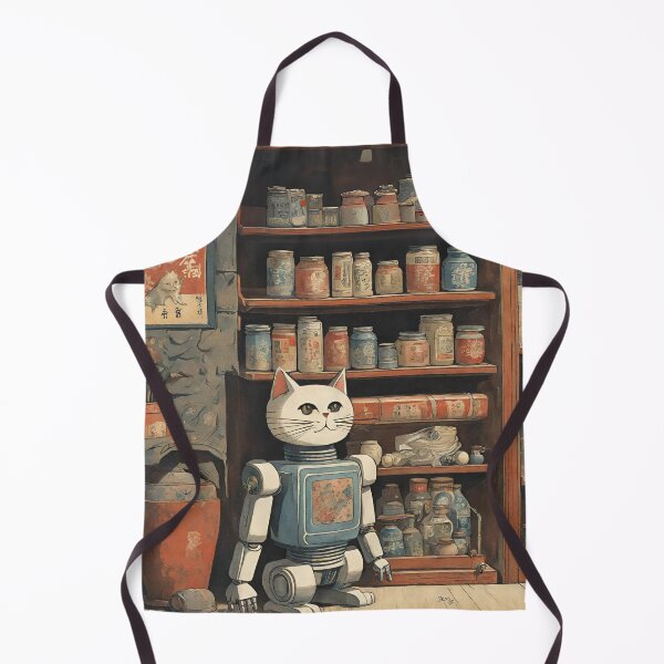 Item preview, Cat + Robot (bodega pt.3) designed and sold by BoxcarDesigns.