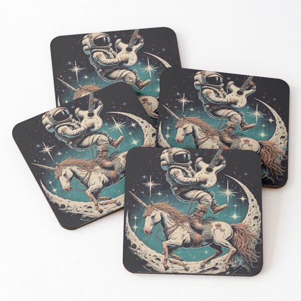 Item preview, Astronaut playing guitar designed and sold by M-Y-A-R-T-.
