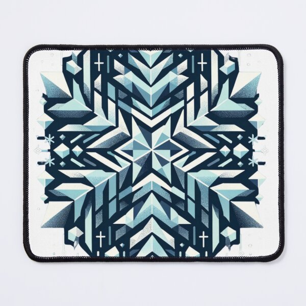 Item preview, Crystal Symmetry: Geometric Snowflake Art designed and sold by Fourseason664.