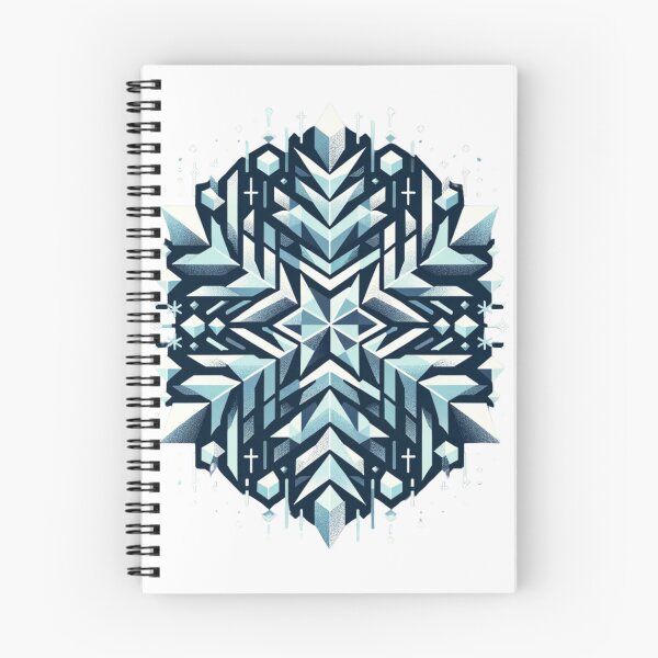 Item preview, Crystal Symmetry: Geometric Snowflake Art designed and sold by Fourseason664.