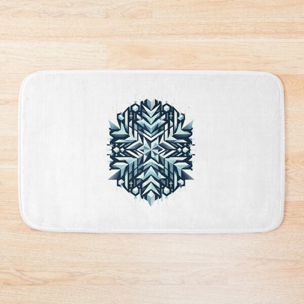 Item preview, Crystal Symmetry: Geometric Snowflake Art designed and sold by Fourseason664.
