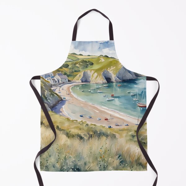 Item preview, Idyllic Seaside Cove - Coastal Scenes designed and sold by Country-Artist.