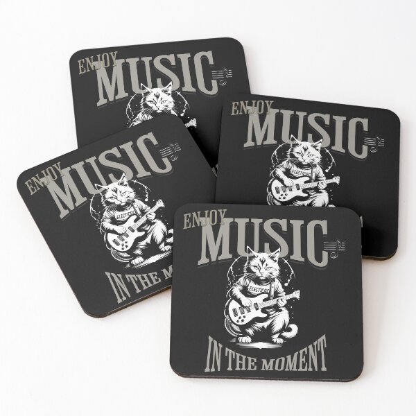 Item preview, Feline Vintage Rhythm: Cats and Guitars in Digital Art designed and sold by Artedig.