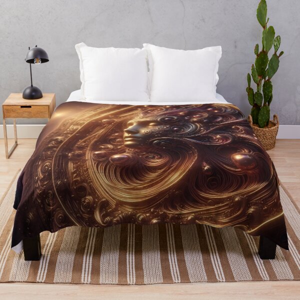 Item preview, a woman's face in an artistic painting designed and sold by aminz4.