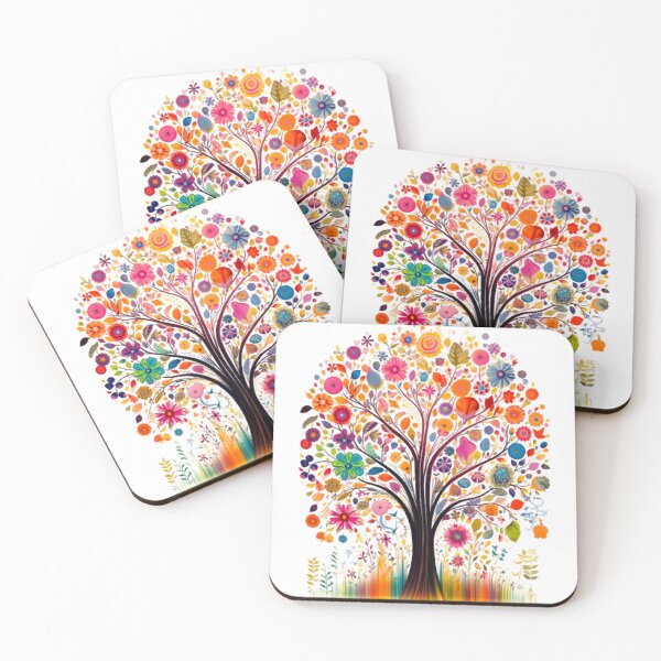Item preview, Colorful tree designed and sold by PaperieJennifer.