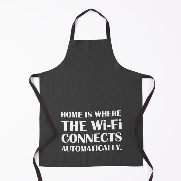 Item preview, Home is Where the Wi-Fi Connects Automatically / Introvert Joke designed and sold by introvertvibes.