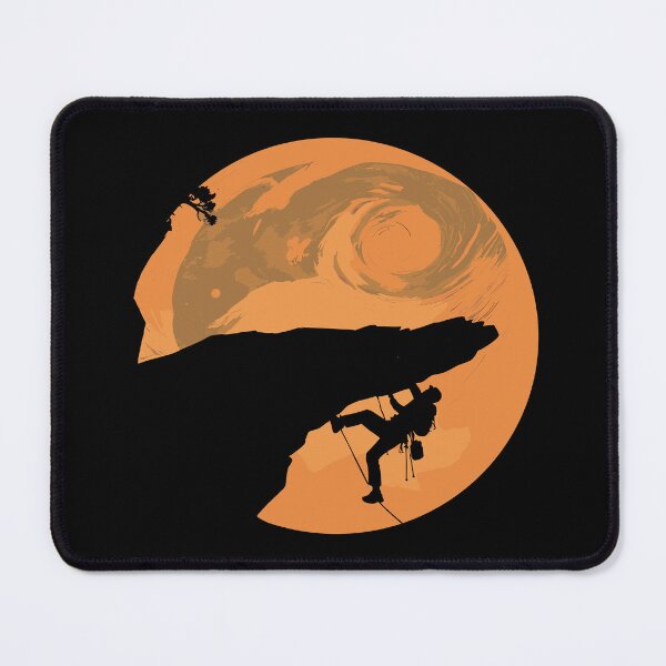 Item preview, full moon and mountain climber t-shirt designed and sold by mantra2023.
