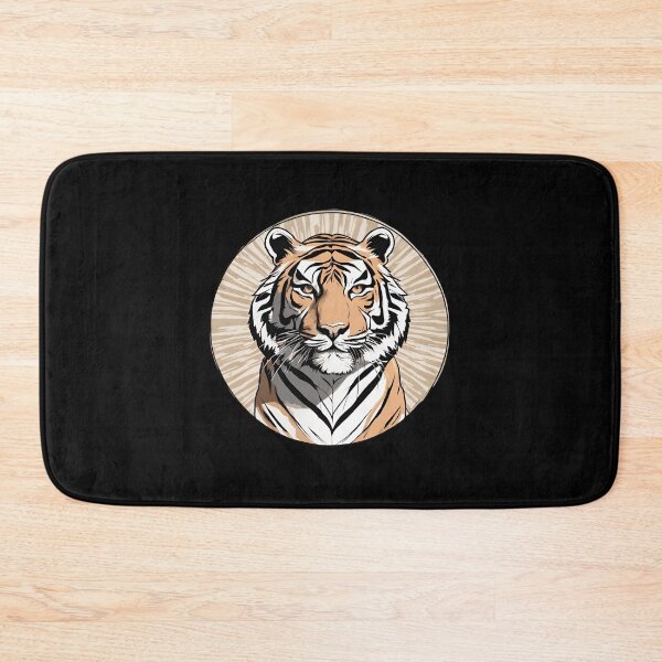 Item preview, Tiger in a circle designed and sold by MollyPetDesigns.