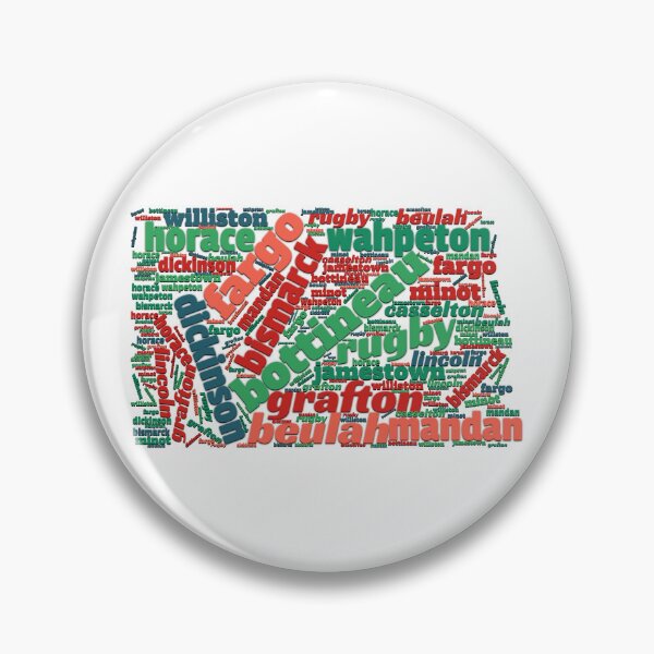 Item preview, North Dakota Cities designed and sold by Yzakreativ.