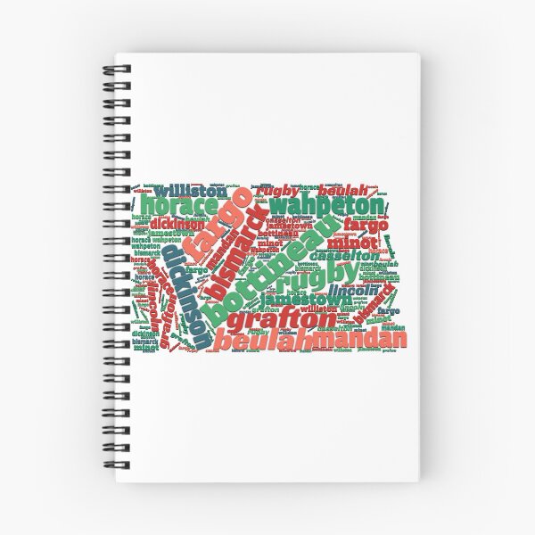 Item preview, North Dakota Cities designed and sold by Yzakreativ.