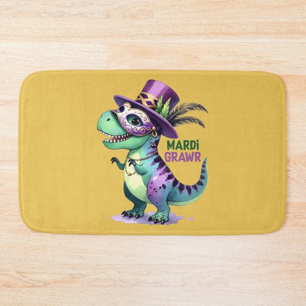 Item preview, Mardi Grawr Dinosaur Lover New Orleans  designed and sold by ArtMeetsPizza.