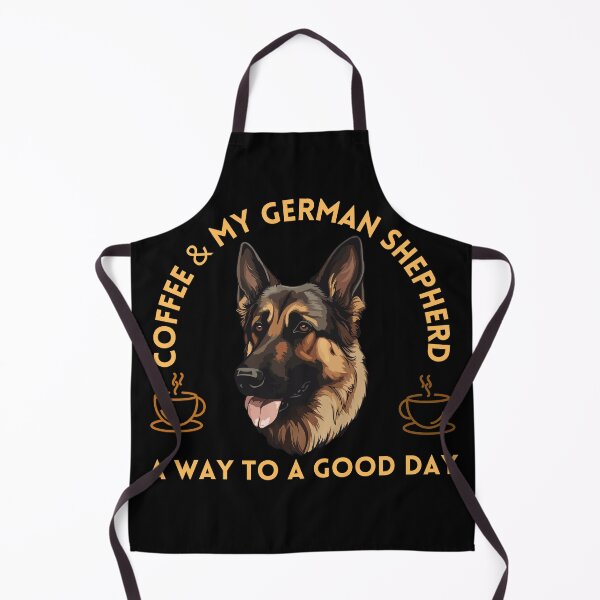 Item preview, Coffee and German Shepherd A Way To A Good Day designed and sold by SoulPaws.