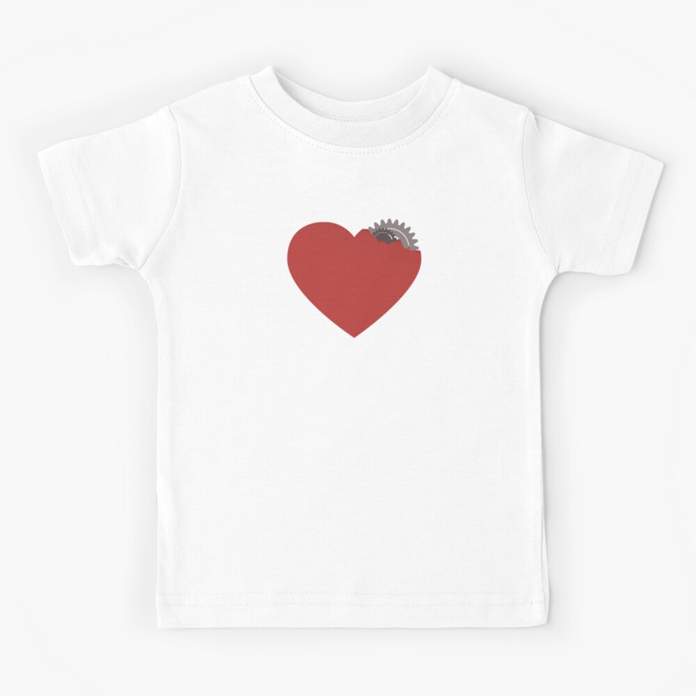 My Heart Is Broken Or Not Kids T Shirt By Crunchyparadise Redbubble - red small broken heart roblox