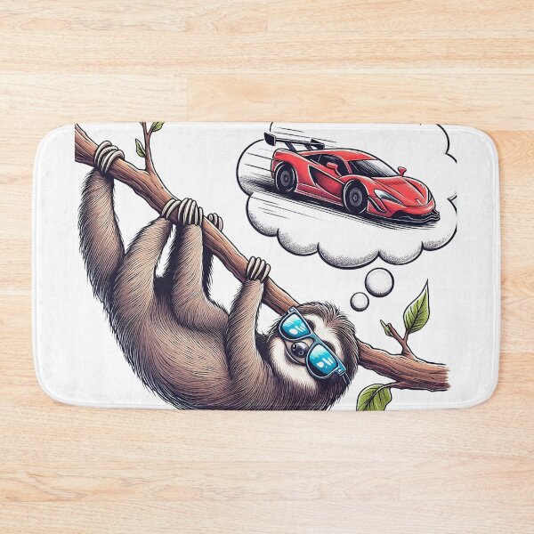 Item preview, Sloth Racer designed and sold by TextileTrove.