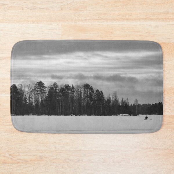 Item preview, Icefishers paradise. Pyhajarvi 2024 bw designed and sold by Jouko Lehto Photography.