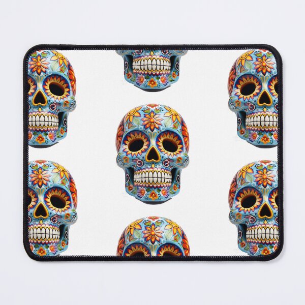 Item preview, Celestial Calavera: Embrace the Mystic Vibes of our Colorful Sugar Skull Pattern designed and sold by Ignorant-Artist.