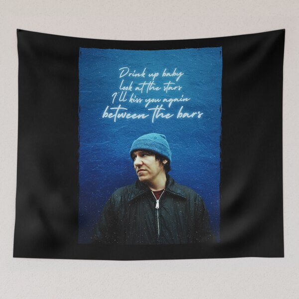 Item preview, Elliott Smith blue background designed and sold by progmedia.