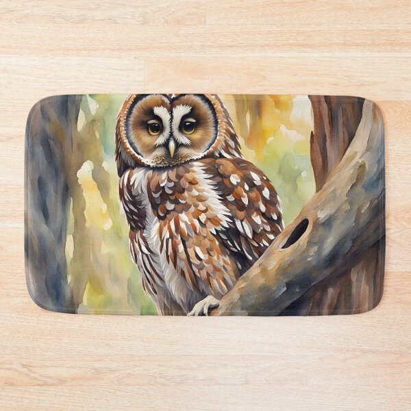 Item preview, Tawny Owl (Strix Aluco) - British Birds of Prey designed and sold by Country-Artist.