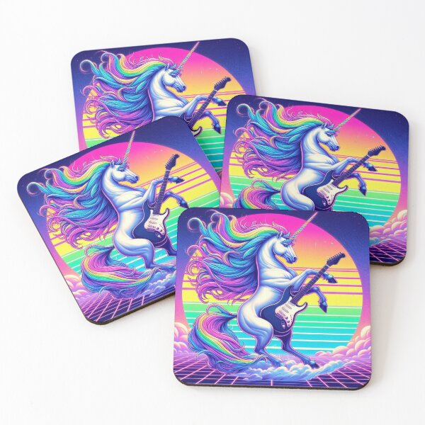 Item preview, Synthwave  Unicorn designed and sold by Vkinsify.