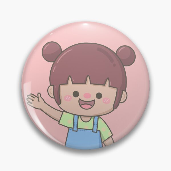 Item preview, cute little pastel girl waving goodbye designed and sold by nuchz.