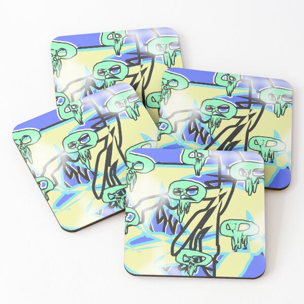 Item preview, Skulls, Blur Targets (Beach) designed and sold by skullbal.