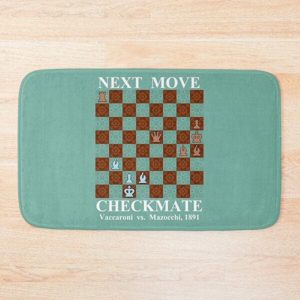 Item preview, Next move Checkmate (also available without text) designed and sold by MarkArtDesignUK.