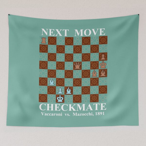 Item preview, Next move Checkmate (also available without text) designed and sold by MarkArtDesignUK.