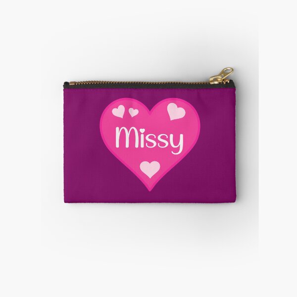 Item preview, Missy Name Pink Heart  designed and sold by Jeallan Designs.