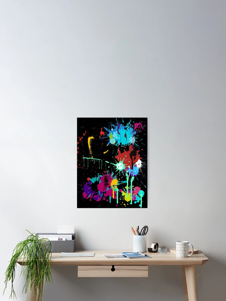Thumbnail 2 of 3, Poster, Splatter designed and sold by Rareprettydoll.