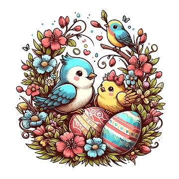 Artwork thumbnail, Vintage Spring Easter by Designowner