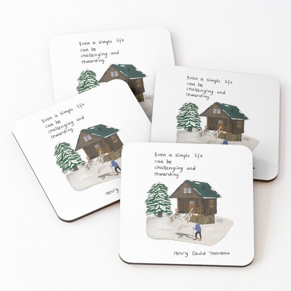 Item preview, Henry David Thoreau quotes  designed and sold by didemozberkartprints.