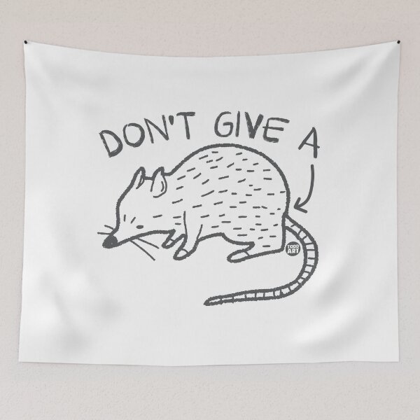 Item preview, DONT GIVE RATS ASS designed and sold by TODD GOLDMAN.