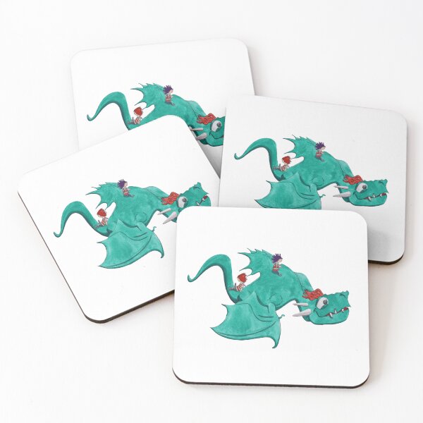 Item preview, Punk Dragon Riders designed and sold by SnazzyDragonArt.