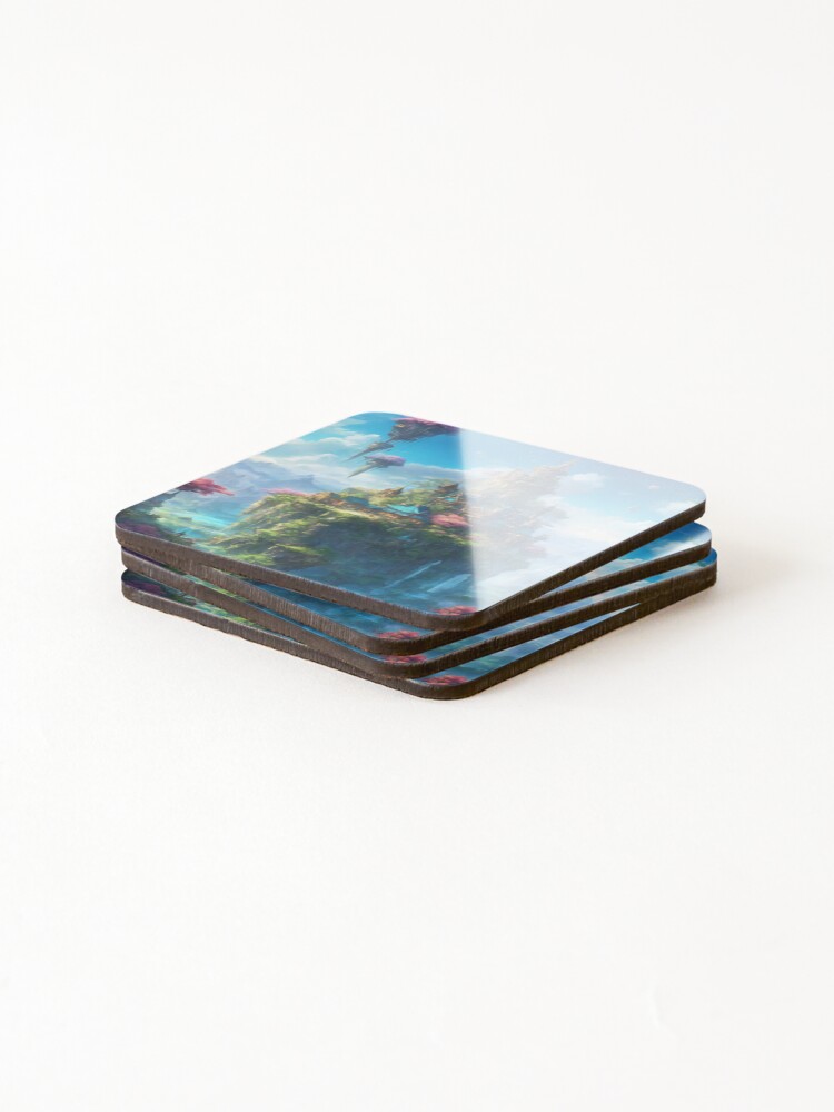 Thumbnail 4 of 5, Coasters (Set of 4), Magic World designed and sold by RaF71PrO.